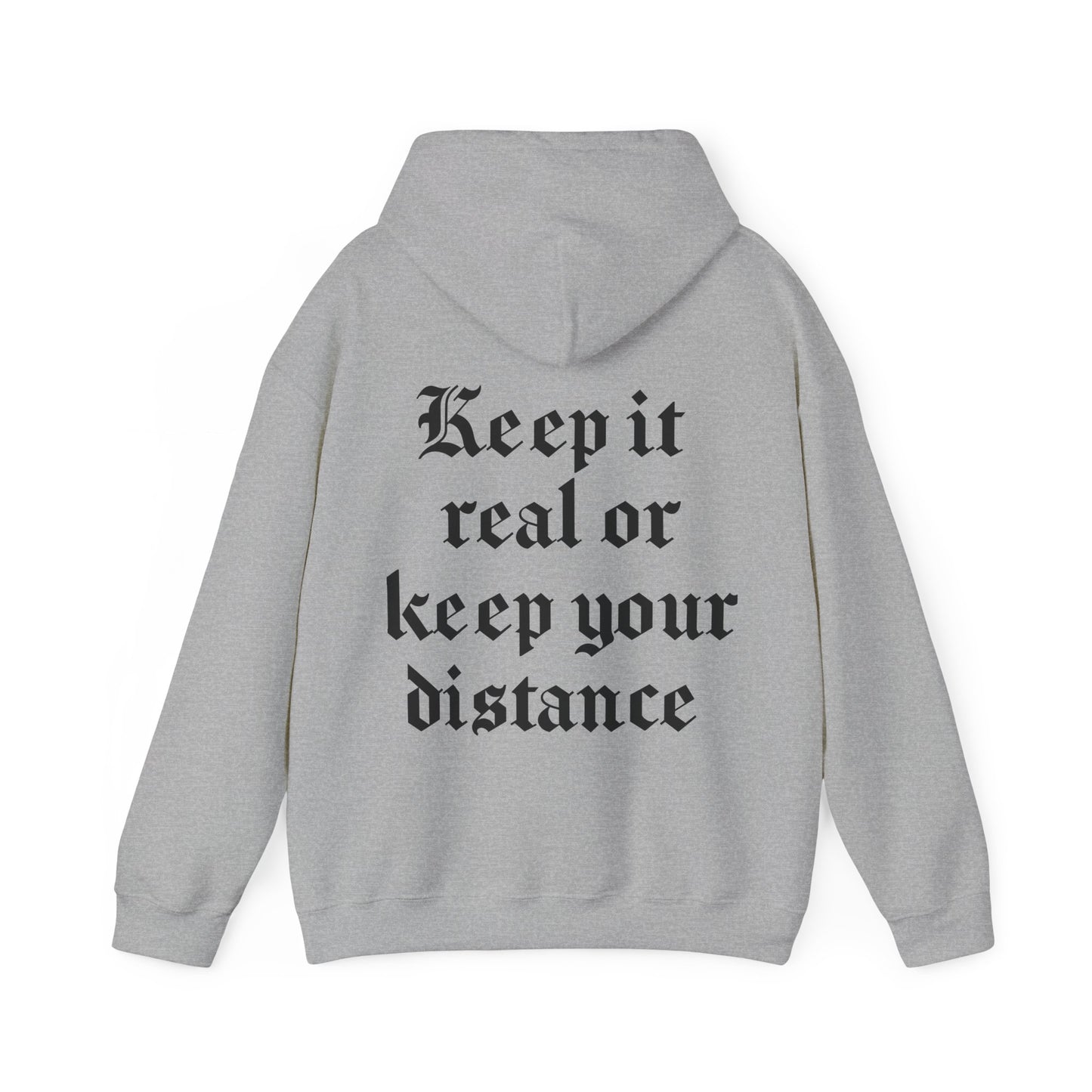 Keep it real hoodie