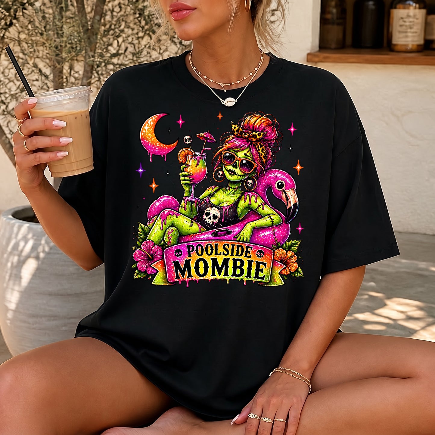 Poolside Mombie Tee