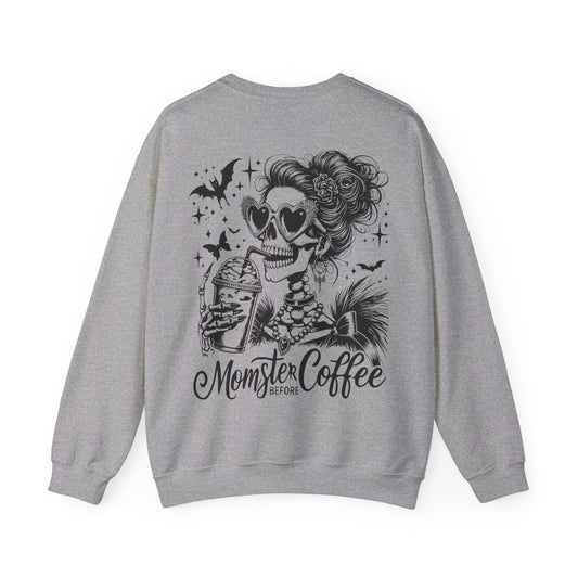 Momster before Coffee Crewneck