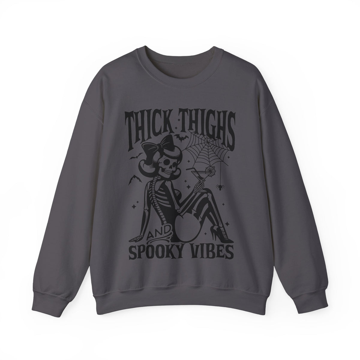 Thick Thighs & Spooky Vibes Crewneck