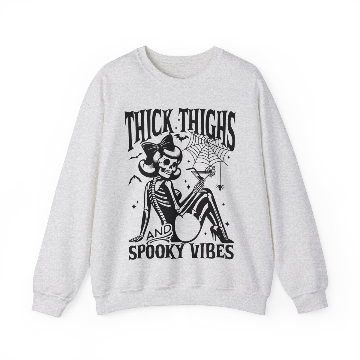 Thick Thighs & Spooky Vibes Crewneck